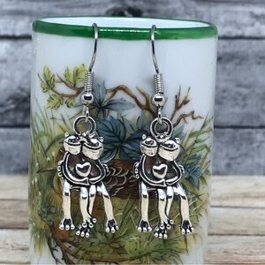Frog Animal Hook Earrings